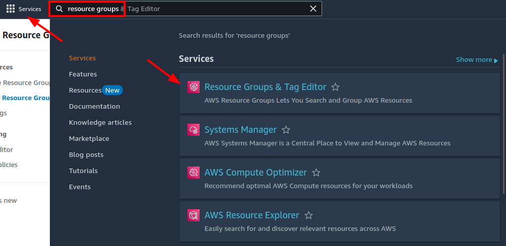 resource group search image